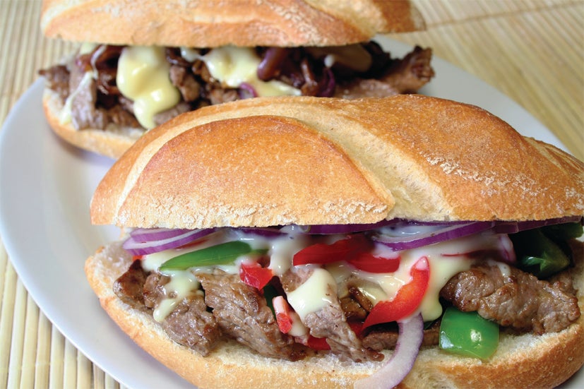 Lamb Philly Cheesesteak