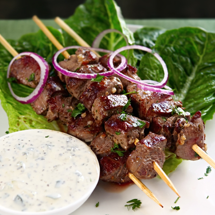Mediterranean Grilled Lamb Kabobs