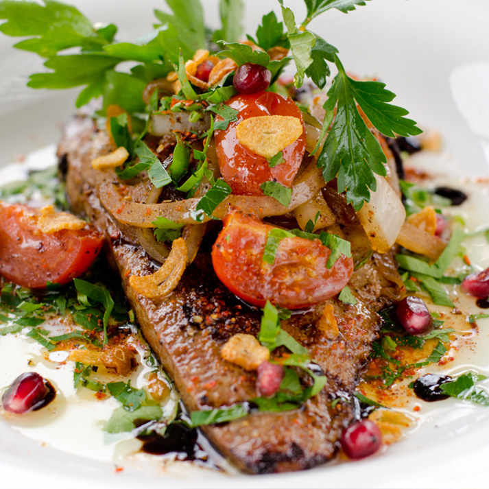 Veal Liver with Caramelized Onions