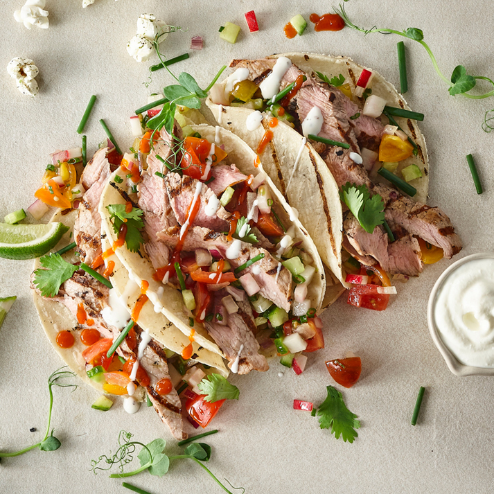 Veal Strip Tacos